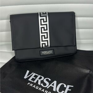 New Versace Black Toiletry Bag, Dust Bag included